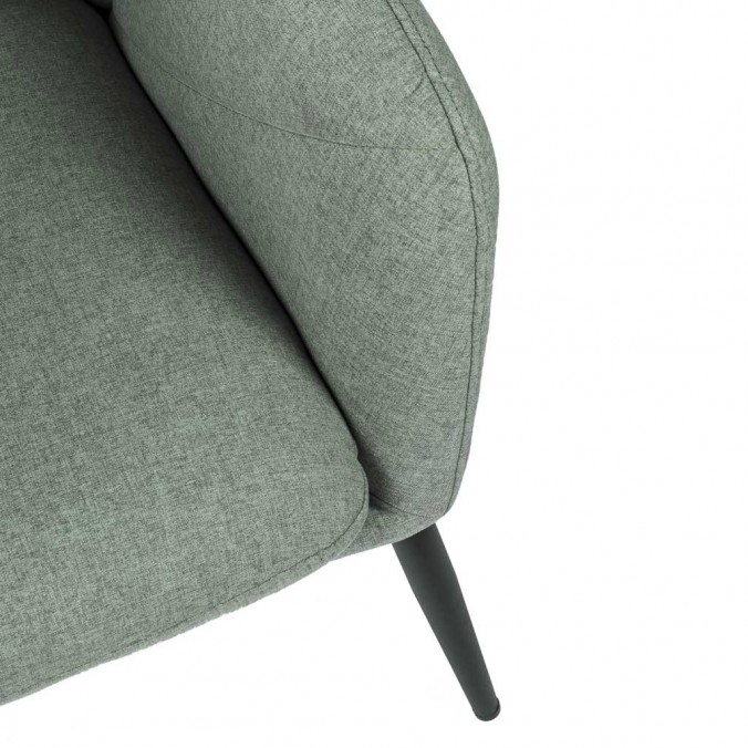 Sillón diseño contemporaneo tono menta 68x70x80h
