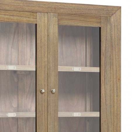 Vitrina estilo colonial 4 puertas 100x40x190h