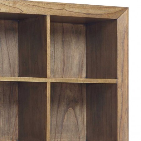 Librería estilo colonial 6 cajones y 8 huecos 100x40x190h
