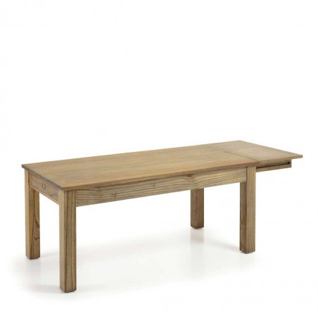 Mesa de comedor extensible de estilo colonial 180-280cm