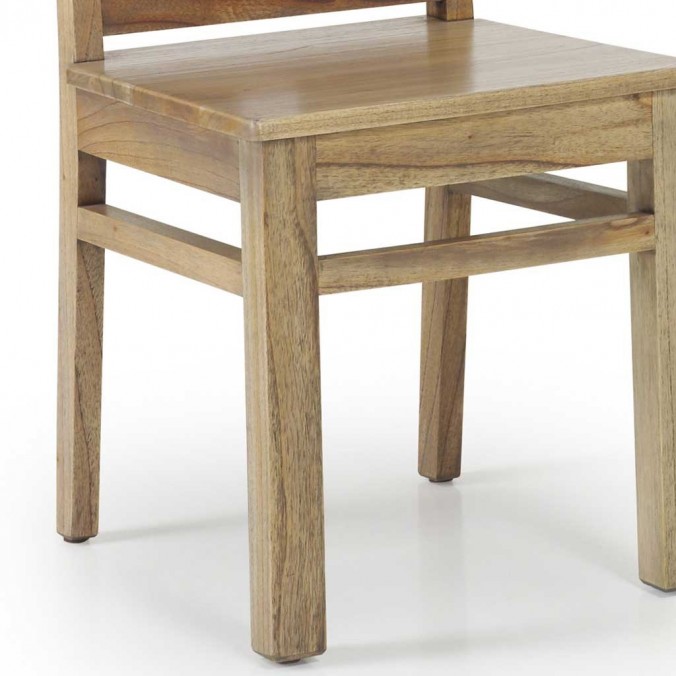 Silla de comedor estilo colonial 45x55x100h Silla de comedor estilo colonial 45x55x100h