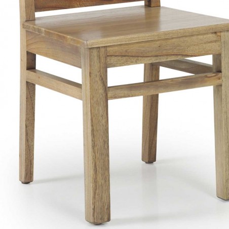 Silla de comedor estilo colonial 45x55x100h
