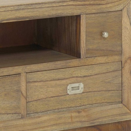 Mueble TV estilo colonial 5 cajones y 1 hueco 160x40x59h