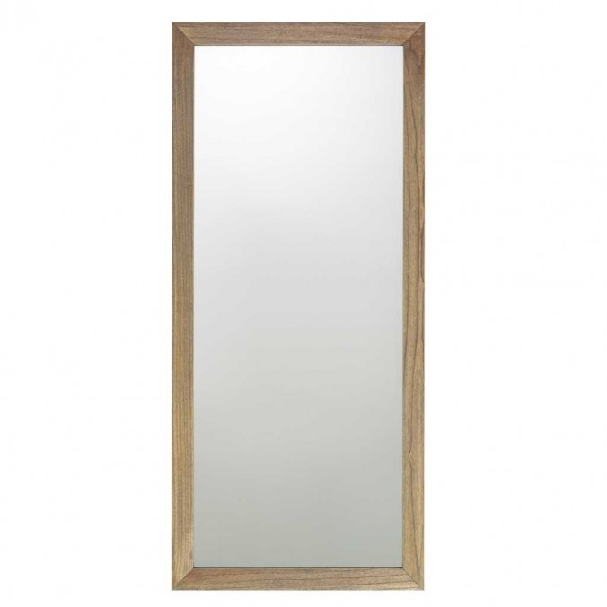 Espejo de pared marco madera de mindi  80x180h