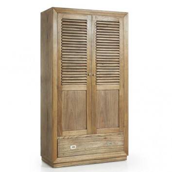 Armario de estilo colonial 7 cajones 108x50x200h