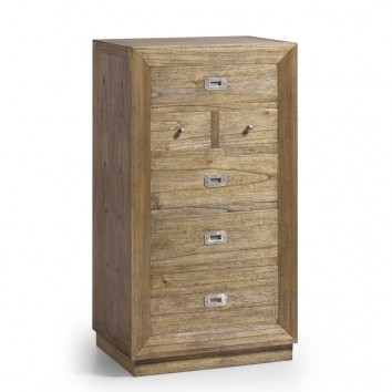 Sinfonier de estilo colonial 6 cajones 60x45x110h