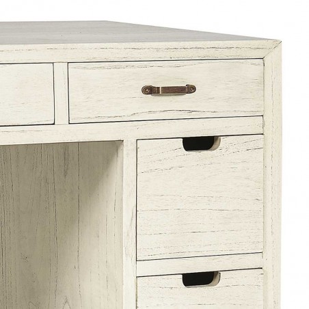 Escritorio de estilo rústico vintage 125x60x77h