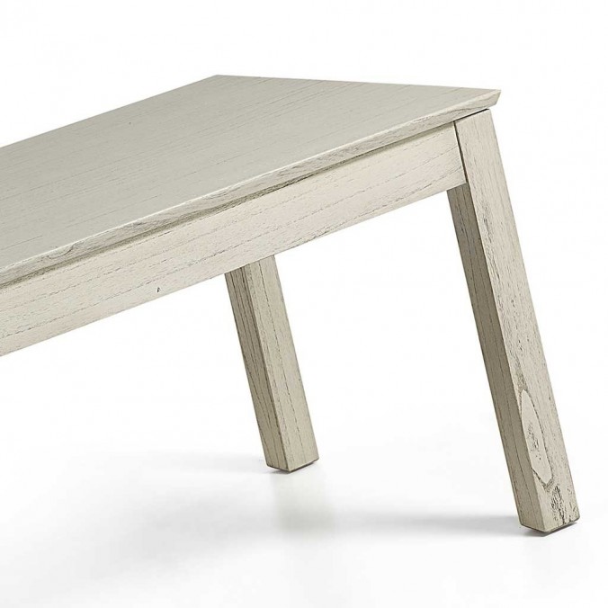 Mesa de comedor extensible estilo rústico 160-220cm x 90cm