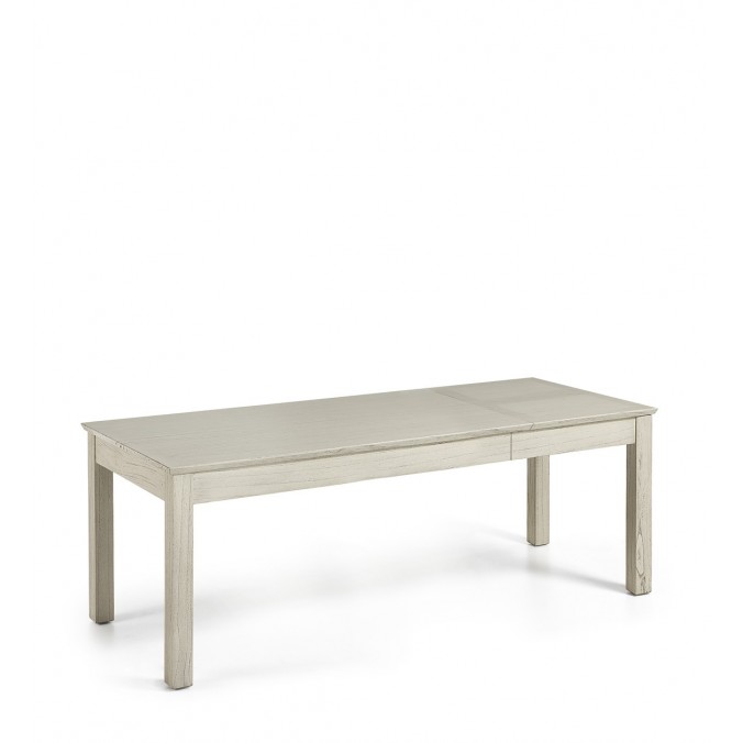 Mesa de comedor extensible estilo rústico 160-220cm x 90cm