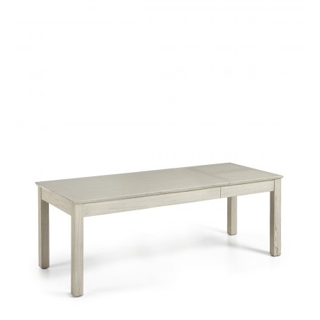 Mesa de comedor extensible estilo rústico 160-220cm x 90cm