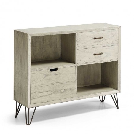 Aparador de estilo rústico vintage 100x30x80h