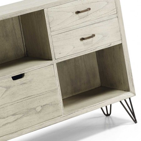 Aparador de estilo rústico vintage 100x30x80h