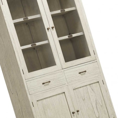 Vitrina de estilo rústico vintage 100x40x190h