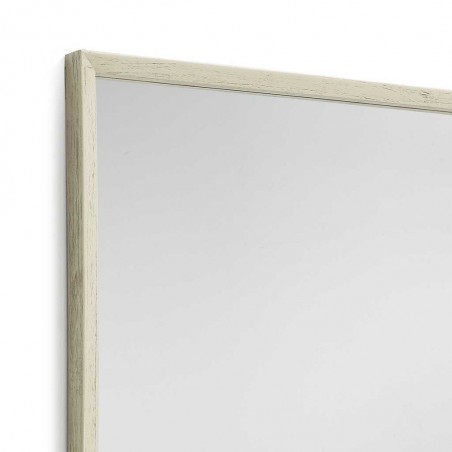 Espejo marco madera mindi tono crudo 80x100cm