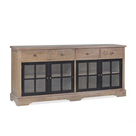 Buffet de estilo provenzal madera maciza 200x47x90h