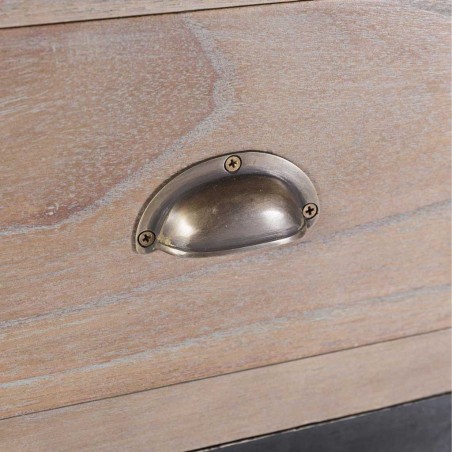 Buffet de estilo provenzal madera maciza 200x47x90h