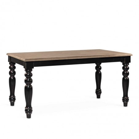 Mesa de comedor estilo provenzal madera maciza 170x90x78h