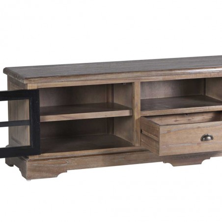 Mueble TV estilo provenzal madera maciza 170x42x50h