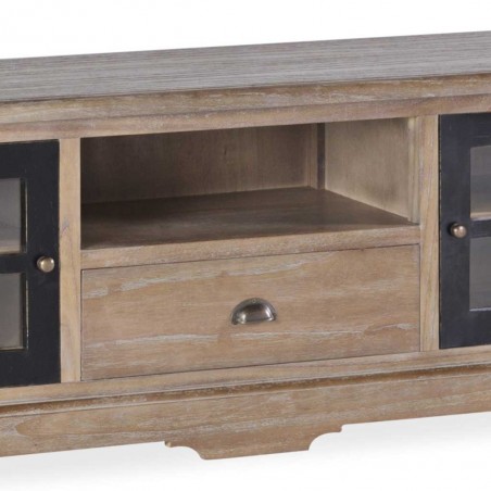 Mueble TV estilo provenzal madera maciza 170x42x50h