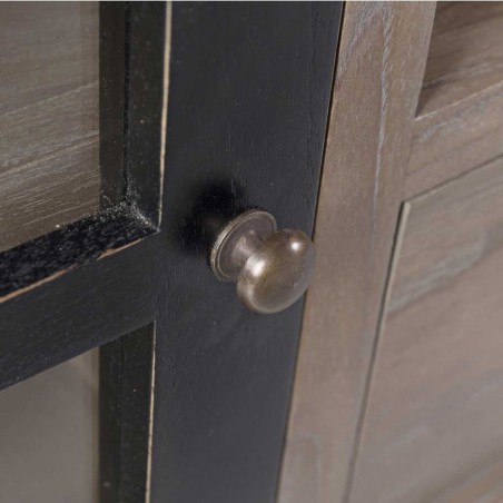 Mueble TV estilo provenzal madera maciza 170x42x50h