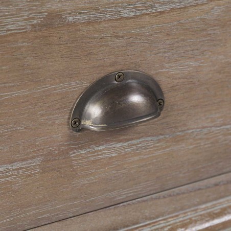 Mueble TV estilo provenzal madera maciza 170x42x50h