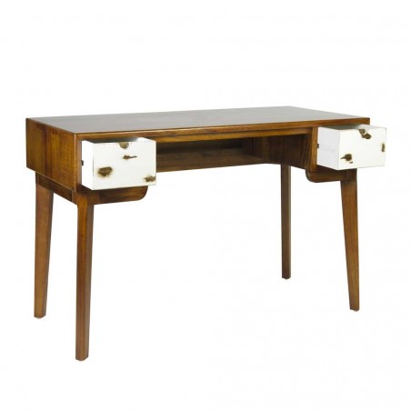 Escritorio de estilo nórdico vintage 120x55x76h