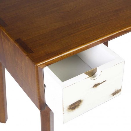 Escritorio de estilo nórdico vintage 120x55x76h