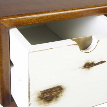 Escritorio de estilo nórdico vintage 120x55x76h 2
