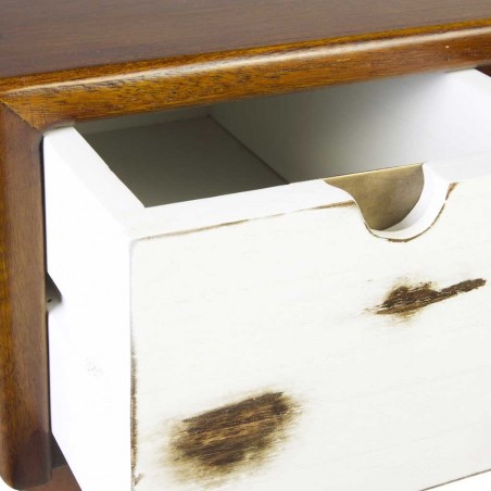 Escritorio de estilo nórdico vintage 120x55x76h