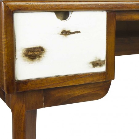 Escritorio de estilo nórdico vintage 120x55x76h