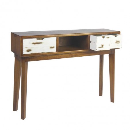 Consola de estilo nórdico vintage 110x30x80h