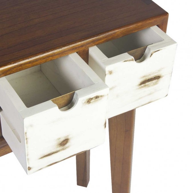 Consola de estilo nórdico vintage 110x30x80h