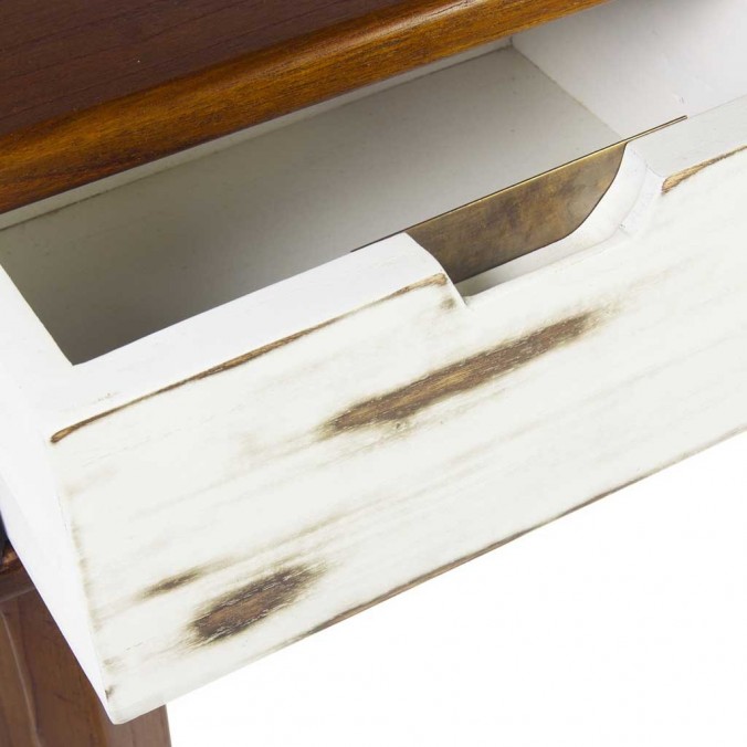 Consola de estilo nórdico vintage 110x30x80h