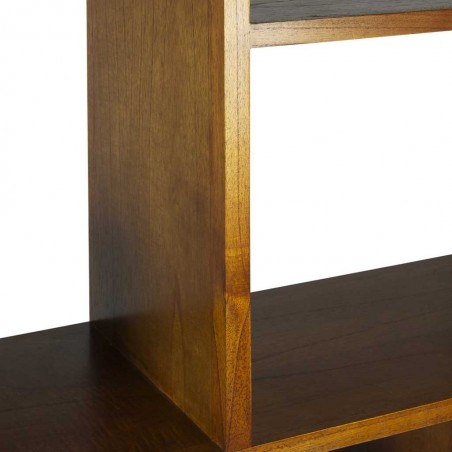 Librería 4 cajones de estilo nórdico vintage 120x35x180h