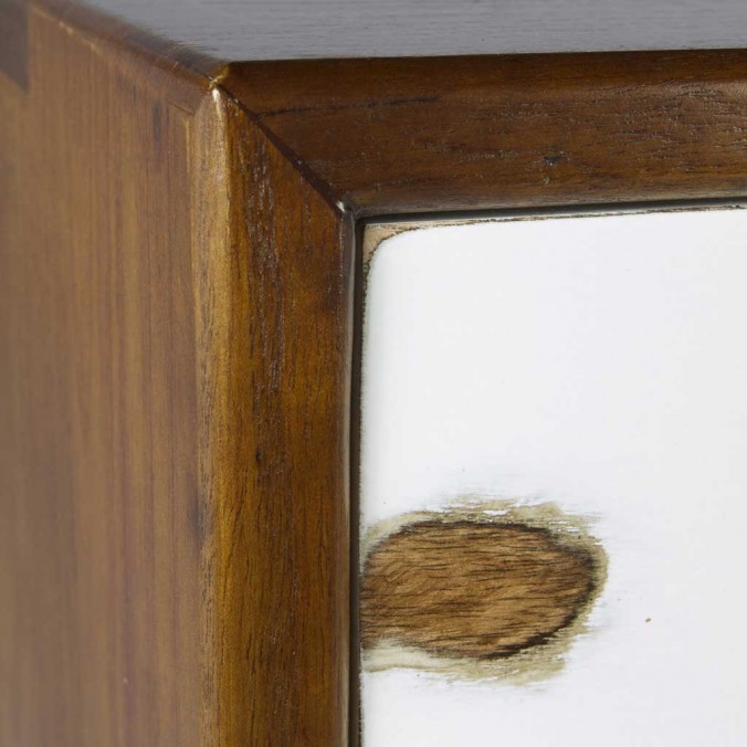 Aparador 6 cajones de estilo nórdico vintage 1260x45x84h