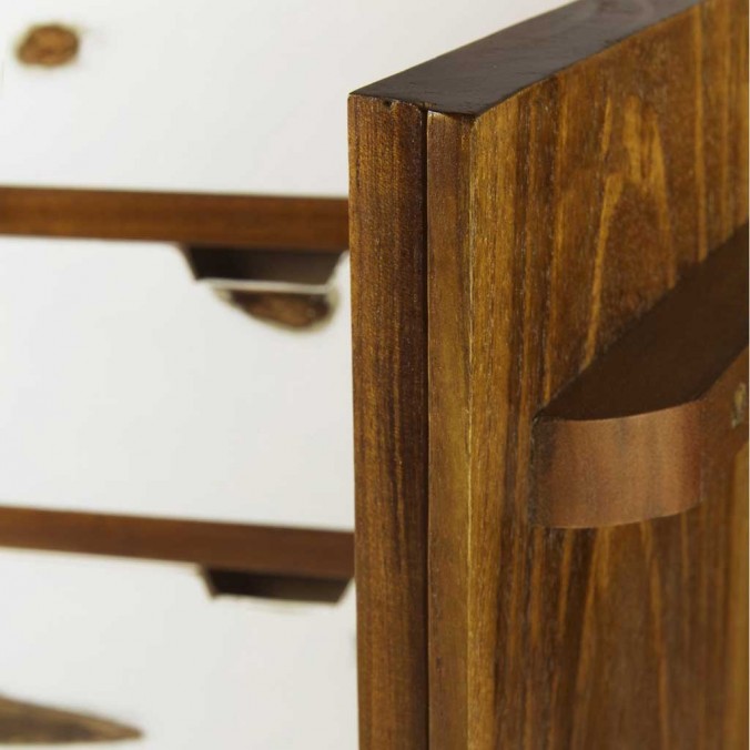 Aparador 6 cajones de estilo nórdico vintage 1260x45x84h