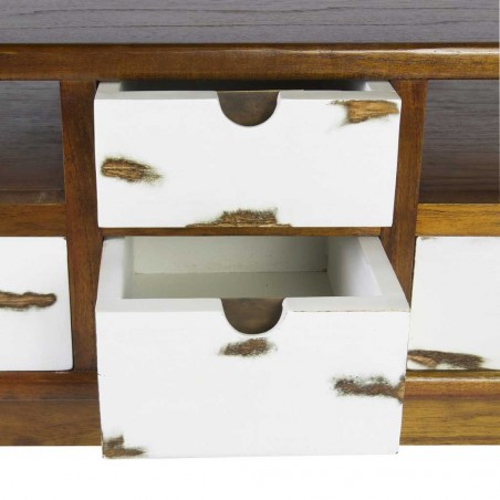 Mueble televisión de estilo nórdico vintage 140x40x50h