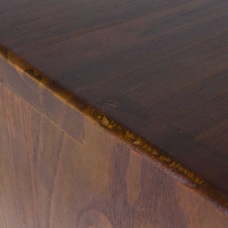 Mesita de noche estilo nórdico vintage 45x40x55h