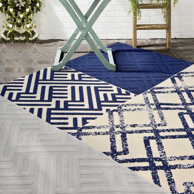 Alfombra de exterior SCALA trama IV - varios tamaños