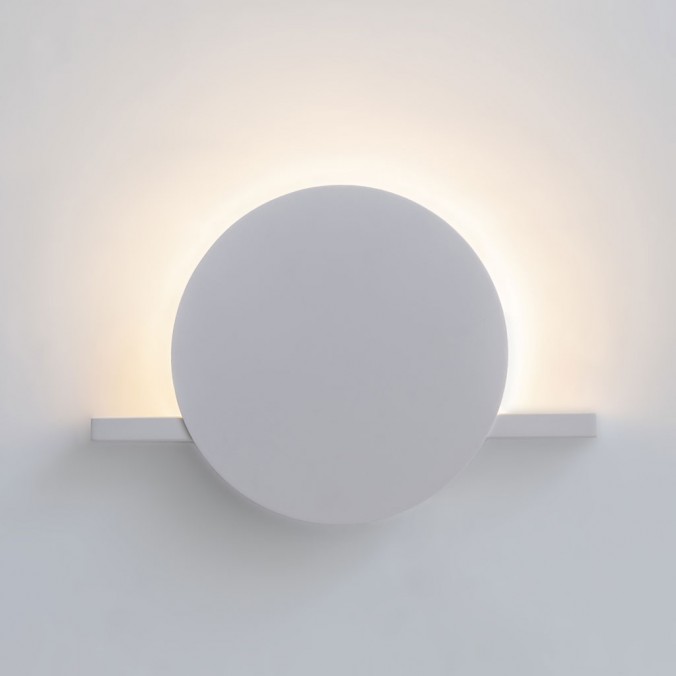 Aplique de pared diseño blanco 1 luz LED