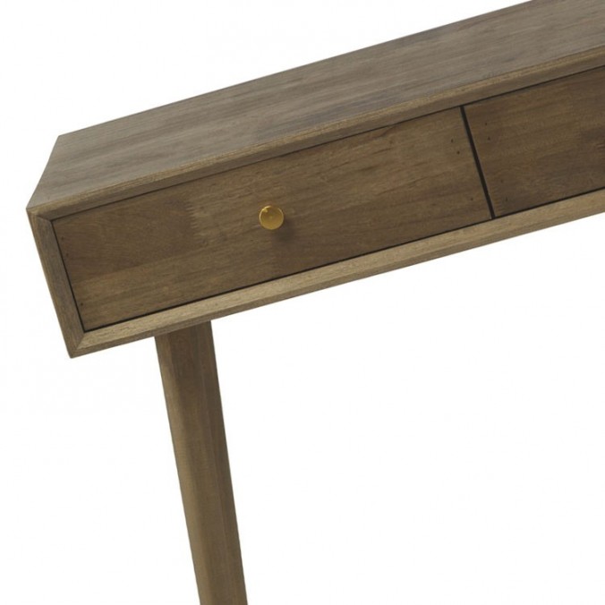 Consola estilo Mid Century 90x40x78h chapado abeto