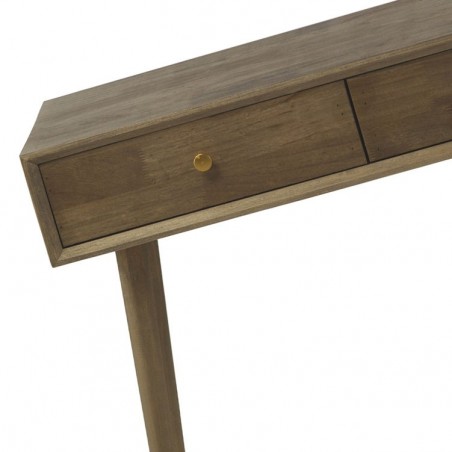 Consola estilo Mid Century 90x40x78h chapado abeto