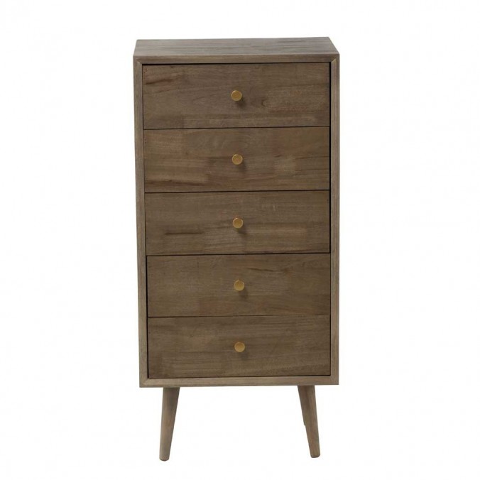 Sinfonier de estilo Mid Century 48x35x100h chapado abeto