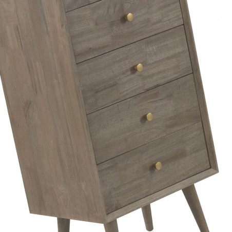 Sinfonier de estilo Mid Century 48x35x100h chapado abeto