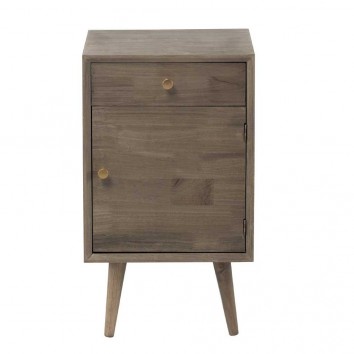 Mesilla estilo Mid Century 40x35x70h chapado abeto 2