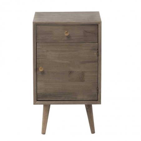 Mesilla estilo Mid Century 40x35x70h chapado abeto