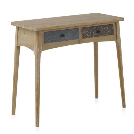 Consola de estilo rústico vintage  90x40x79h