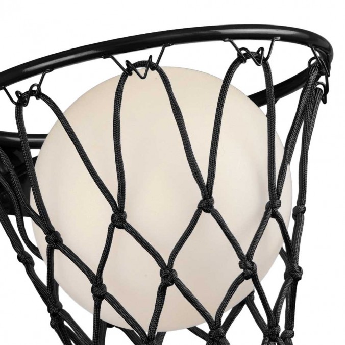 Aplique de pared negro serie Basketball