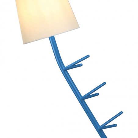 Lámpara de pie diseño serie Centipede azul