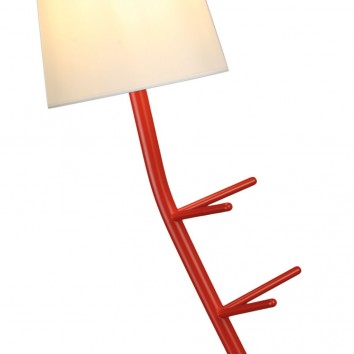 Lámpara de pie diseño serie Centipede rojo 2